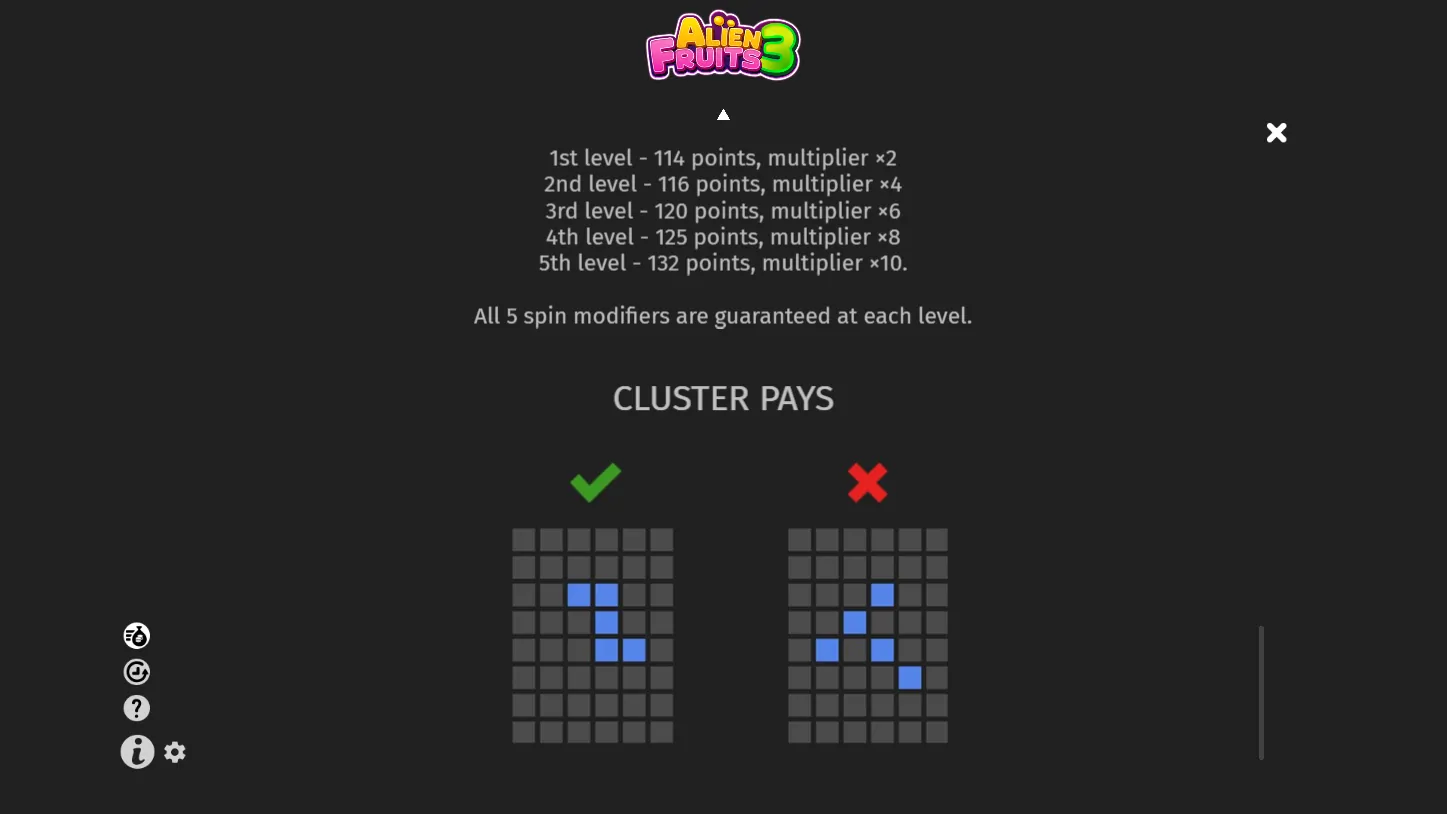 Alien Fruits 3 — правила игры 5