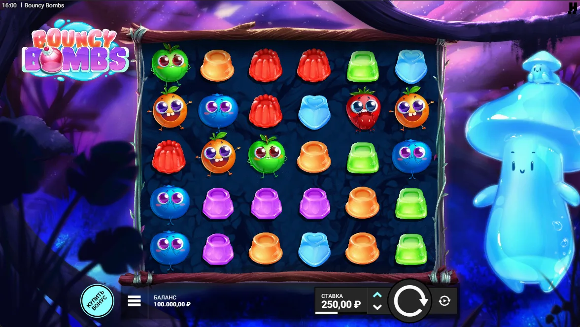Bouncy Bombs — основное игровое поле