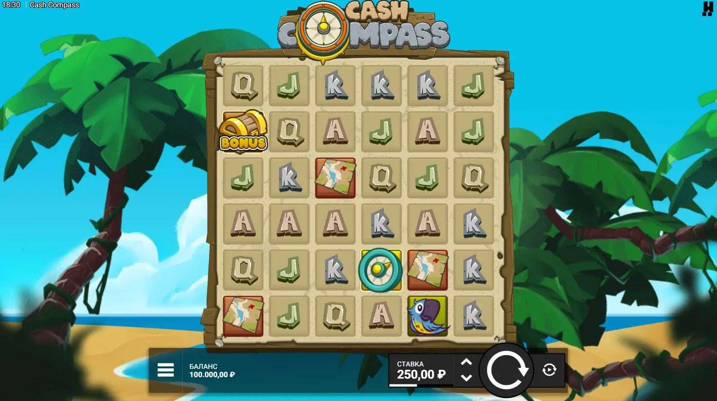 Cash Compass — игровое поле