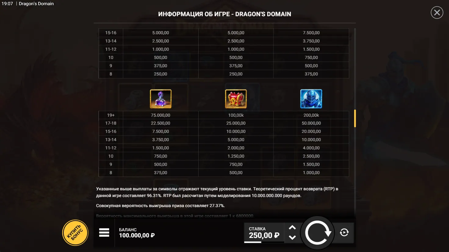 Dragon's Domain — правила игры 6