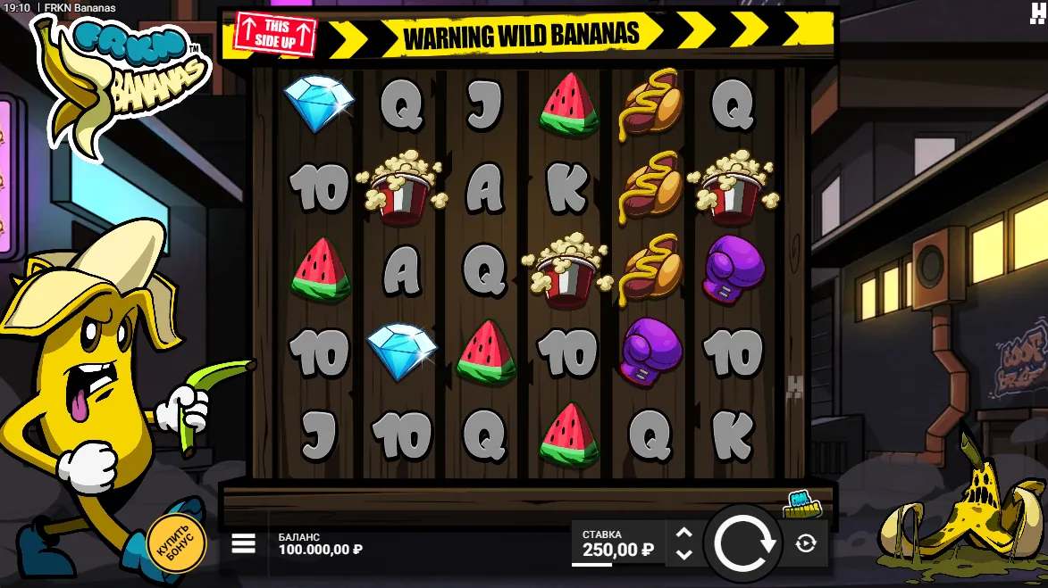 FRKN Bananas — игровое поле