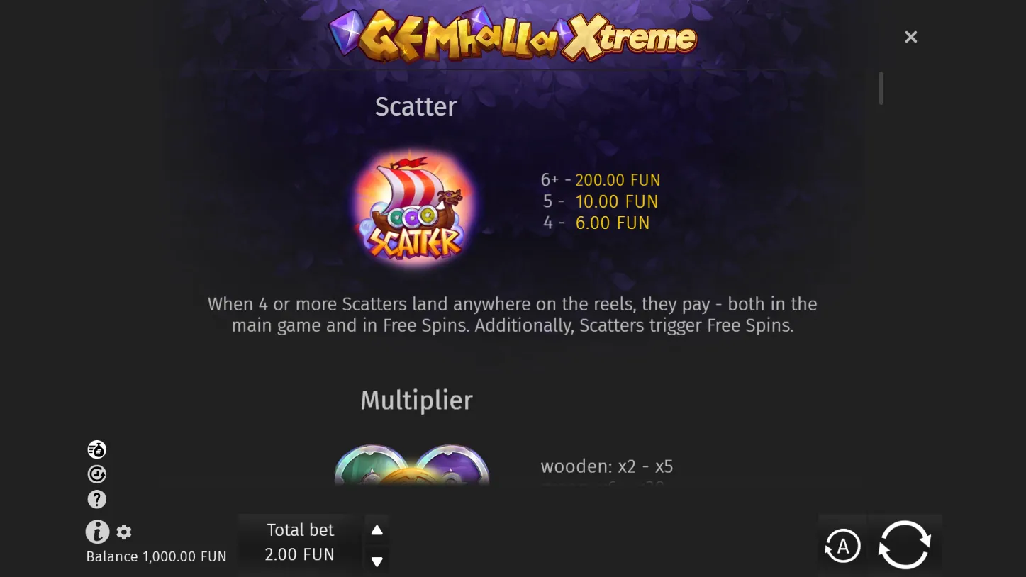 Gemhalla Xtreme — правила игры 1
