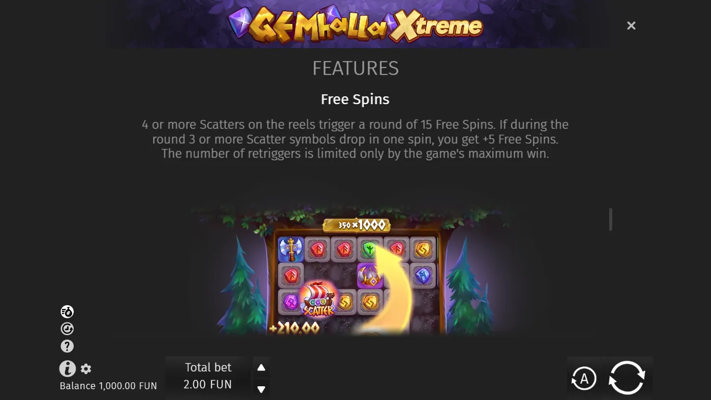 Gemhalla Xtreme — правила игры 4