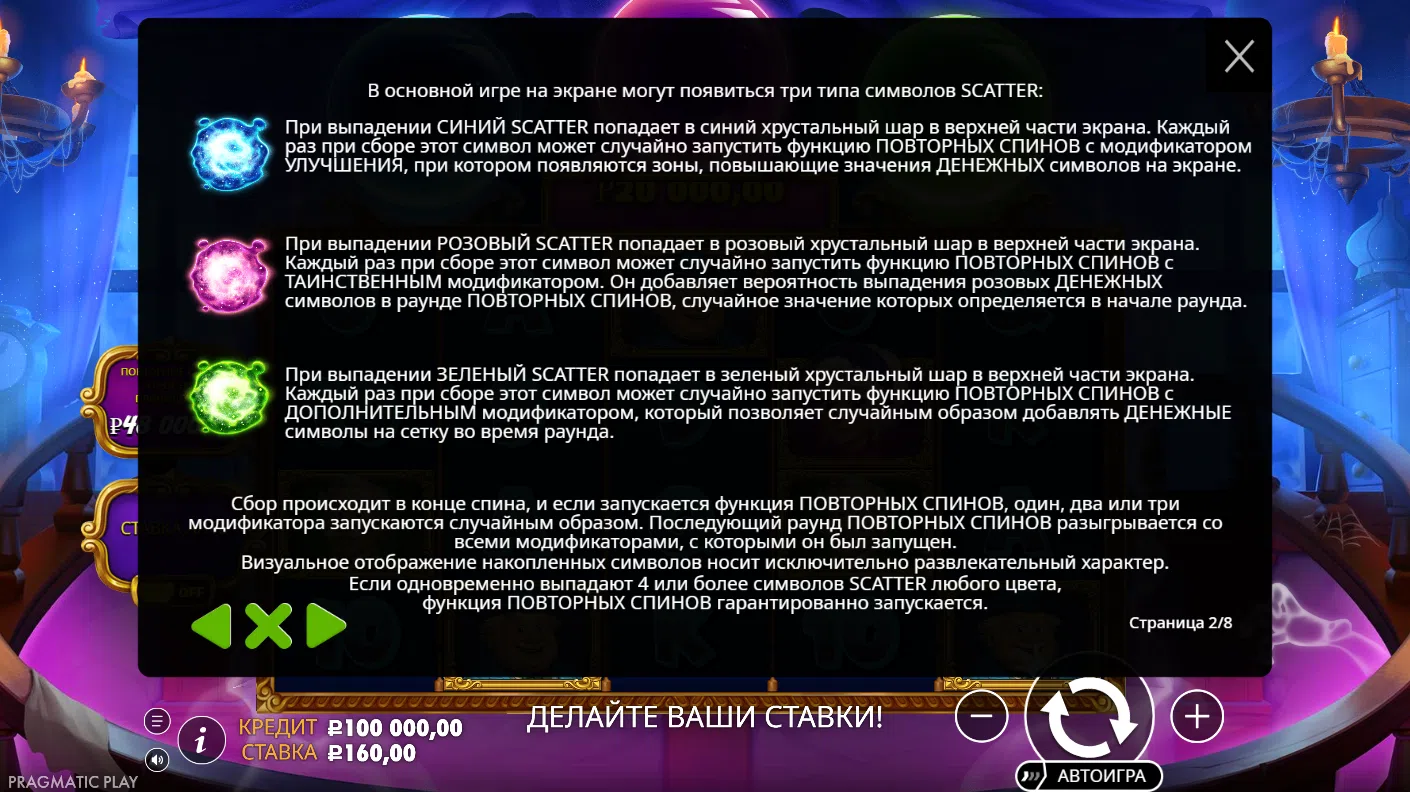 Great Ghosts! — правила и таблица выплат 2