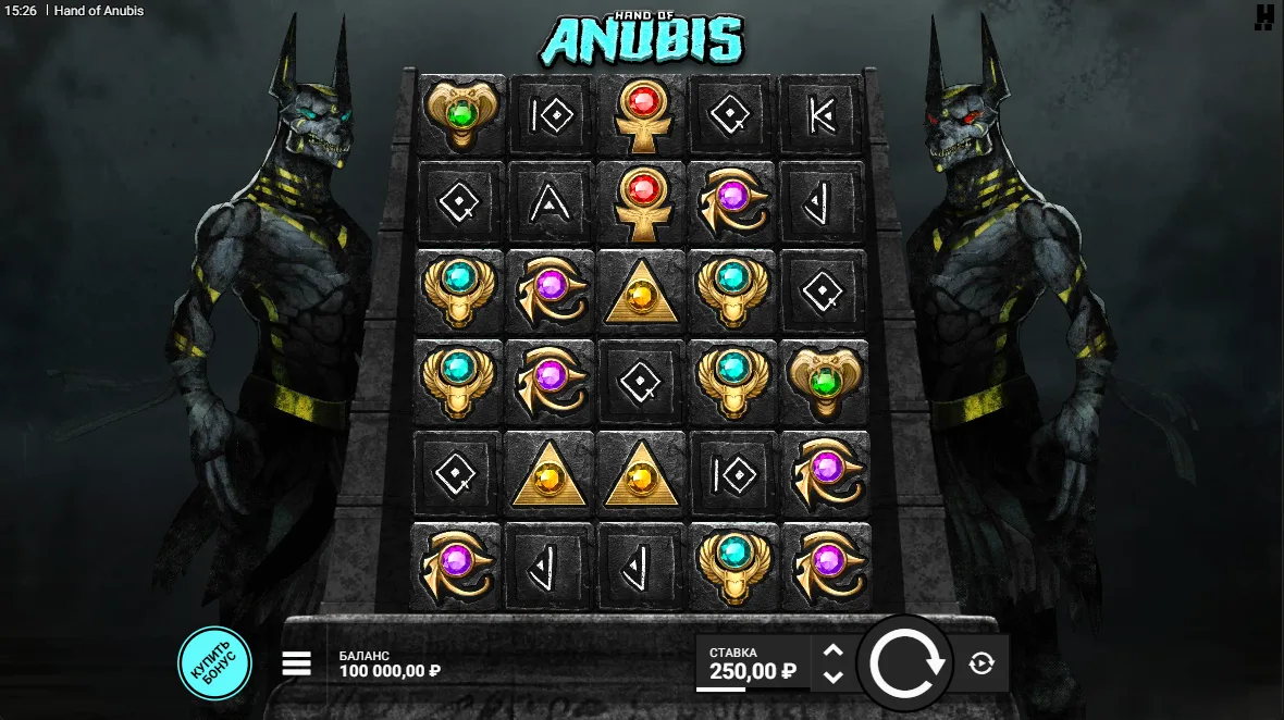 Hand of Anubis — основное игровое поле