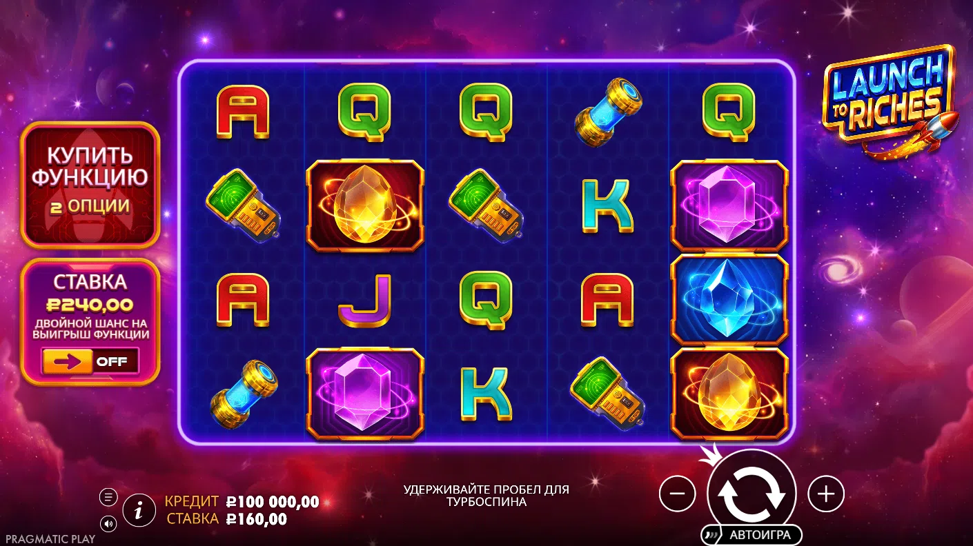 Launch to Riches — основное игровое поле