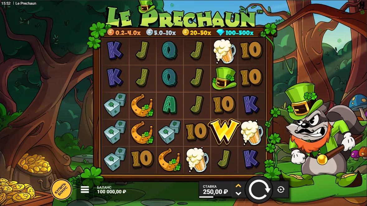 Le Prechaun — основное игровое поле