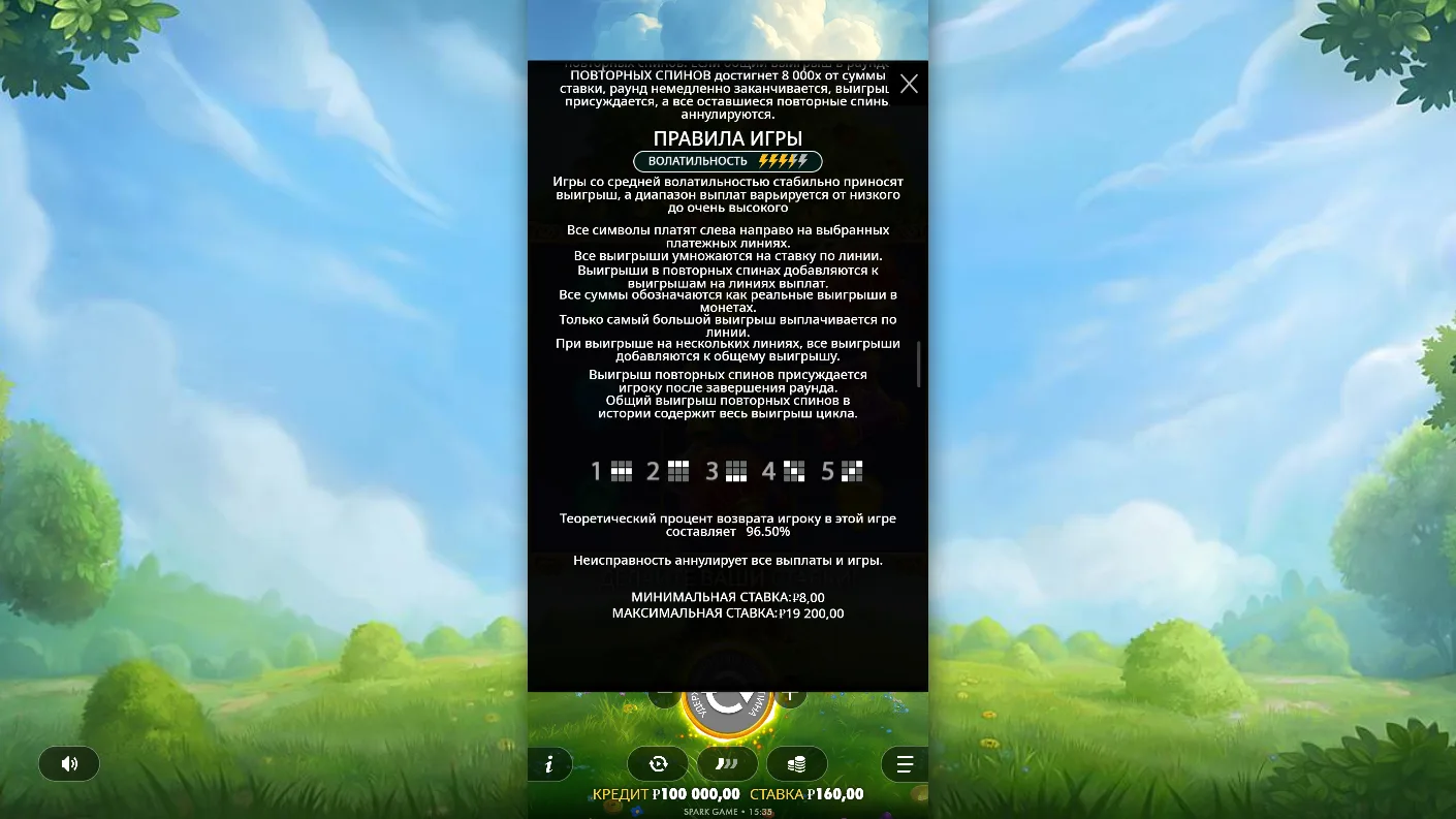 Lucky Fortune Tree — правила и таблица выплат 2