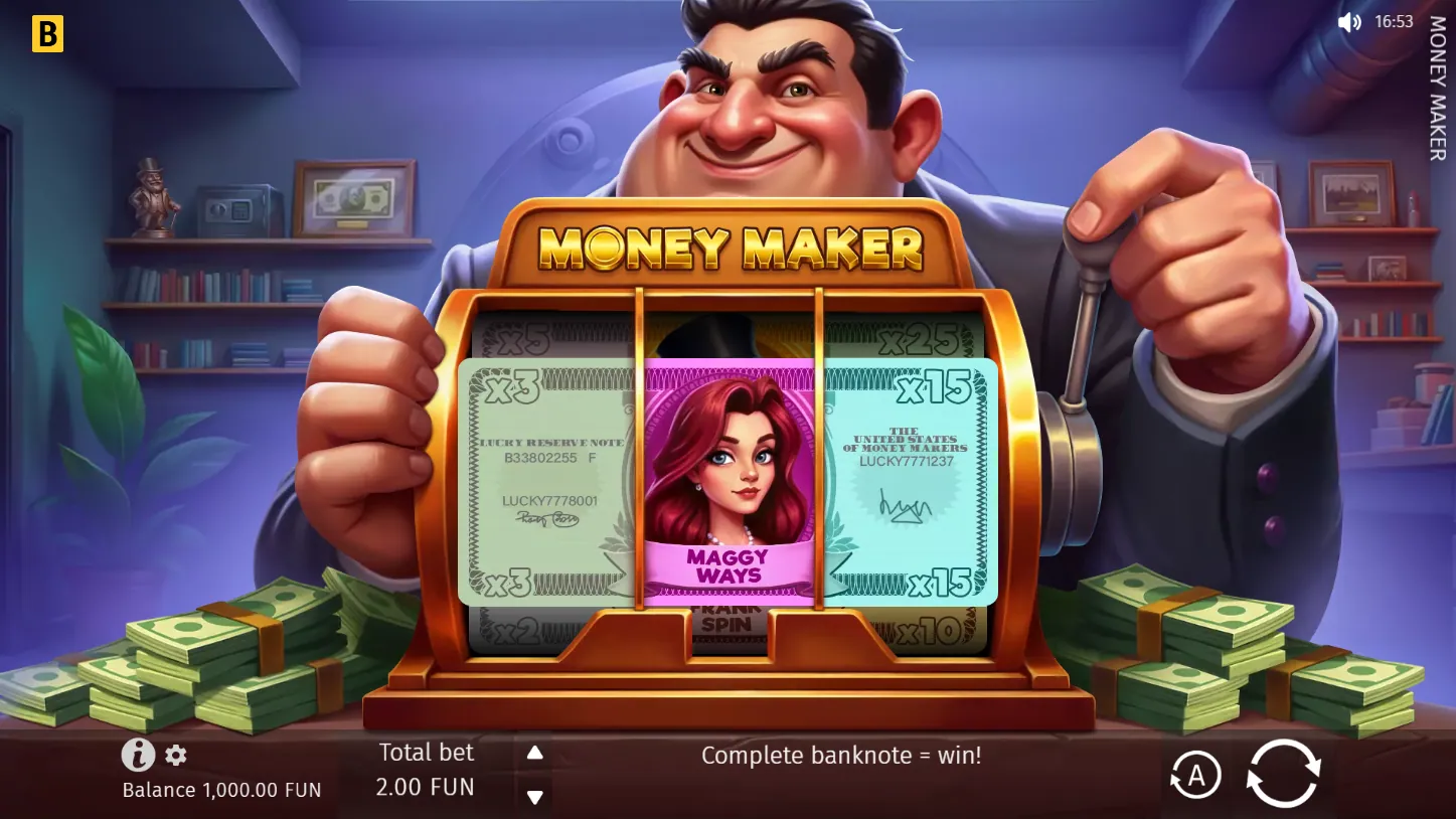 Money Maker — игровое поле