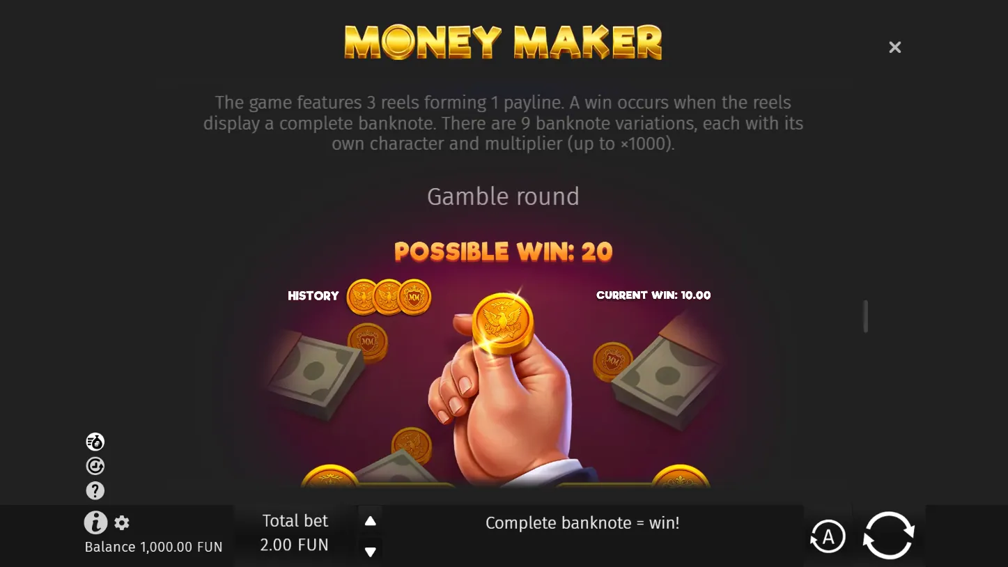 Money Maker — правила игры 4