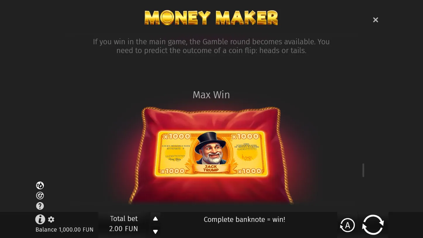 Money Maker — правила игры 5