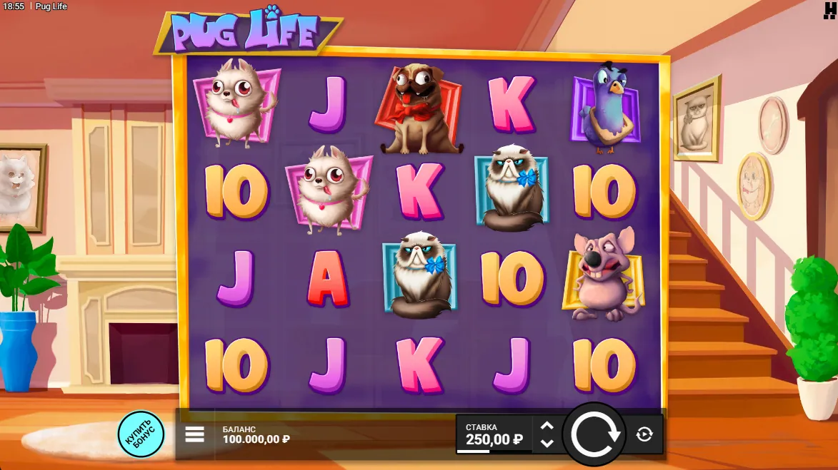 Pug Life — игровое поле