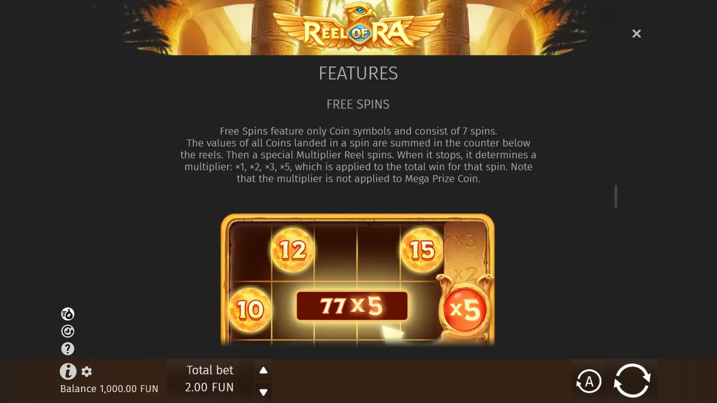Reel of Ra — правила игры 3