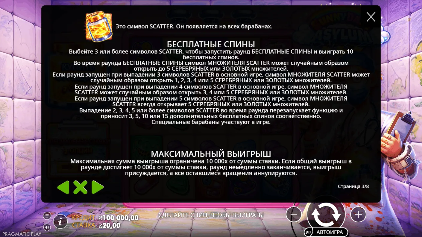 Sunnydaze Asylum — правила и описание механики 3