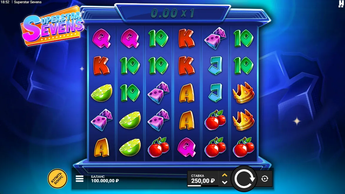 Superstar Sevens — игровое поле