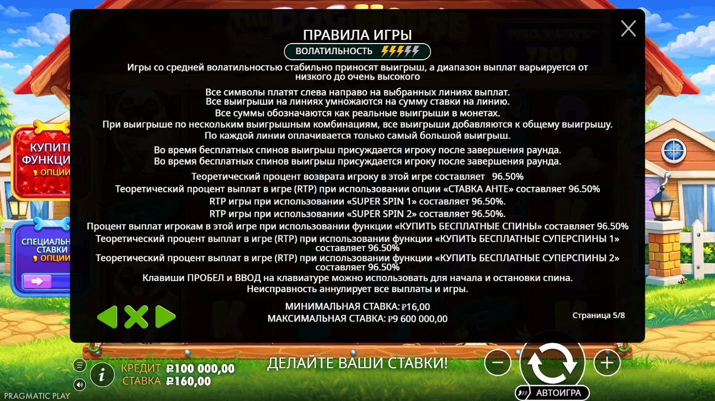 The Dog House Megaways 1000 — правила и описание механики 5