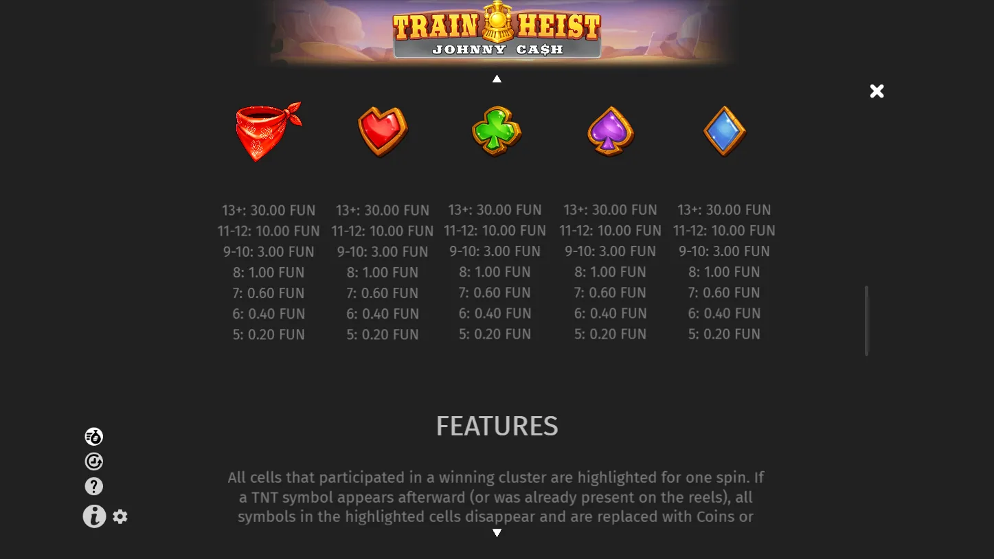 Train Heist Johnny Cash — правила игры 5